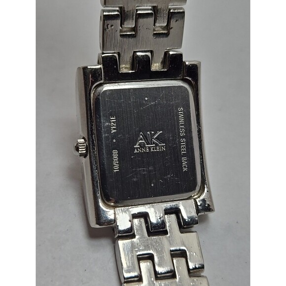 Anne Klein Diamond Dial Quartz Womens Watch Tank Bracelet New Battery 10/9089 - Picture 11 of 11